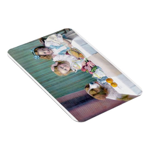 Vintages Tee-Party Magnet (Rechte Seite)