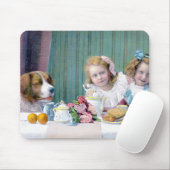 Vintages Tee-Party Mousepad (Mit Mouse)