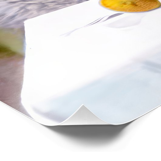 Vintages Tee-Party Poster (Ecke)