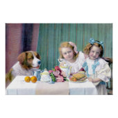 Vintages Tee-Party Poster (Vorderseite)