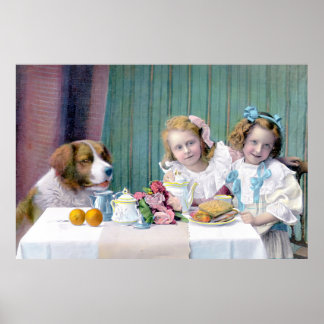 Vintages Tee-Party Poster