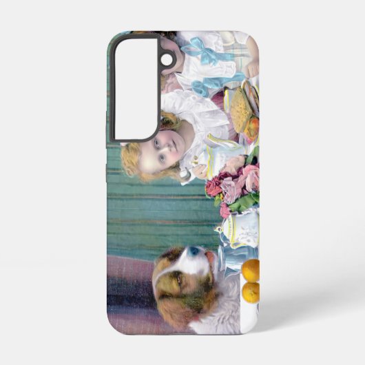 Vintages Tee-Party Samsung Galaxy Hülle (Rückseite)