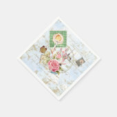 Vintages Tee-Party Serviette (Ecke)