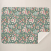 Vintages Tee-Party Sherpadecke (Vorderseite (Horizontal))