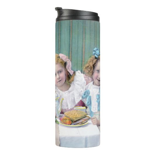 Vintages Tee-Party Thermosbecher (Nach rechts gedreht)