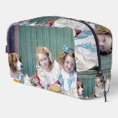 Vintages Tee-Party Waschbeutel (Rechte Ecke)