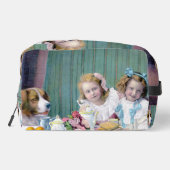 Vintages Tee-Party Waschbeutel (Rückseite)