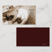 Vintages Tee-Schalen-Geschäft/Visitenkarte Visitenkarte (Vorne/Hinten)