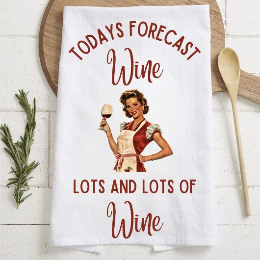 Vintages Teetuch, Funny Retro Tee Handtücher, Funn Geschirrtuch