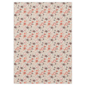 Vintages Teezeitmuster Tischdecke (Vorderseite)