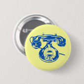 Vintages Telefon Button (Vorne & Hinten)
