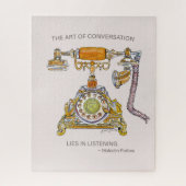 Vintages Telefon Puzzle (Vertikal)