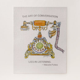 Vintages Telefon Puzzle