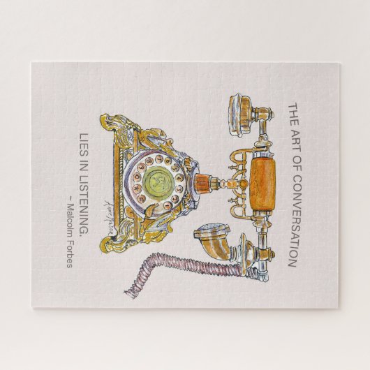 Vintages Telefon Puzzle (Horizontal)