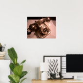 Vintages Telefonposter Poster (Heimbüro)