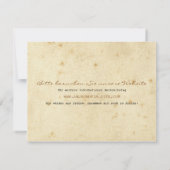 Vintages Telegramm Save the Date (Rückseite)