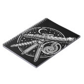Vintages Telescope Art Notizblock (Linke Seite)