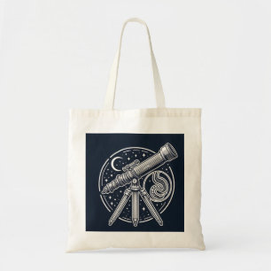 Vintages Telescope Art Tragetasche