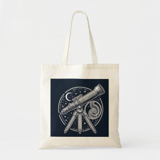 Vintages Telescope Art Tragetasche