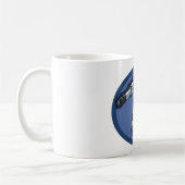 Vintages Teleskop Astronomie-Enthusiast Stargazing Kaffeetasse (Links)