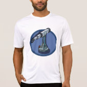 Vintages Teleskop Astronomie-Enthusiast Stargazing T-Shirt (Vorderseite)