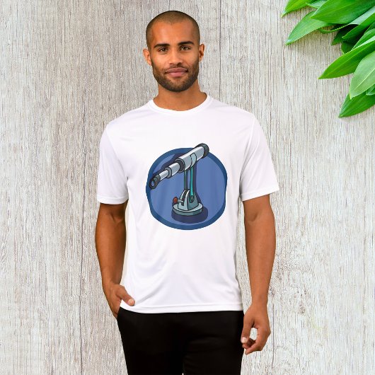 Vintages Teleskop Astronomie-Enthusiast Stargazing T-Shirt