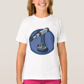 Vintages Teleskop Astronomie-Enthusiast Stargazing T-Shirt (Vorderseite)