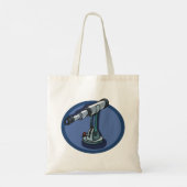 Vintages Teleskop Astronomie-Enthusiast Stargazing Tragetasche (Rückseite)