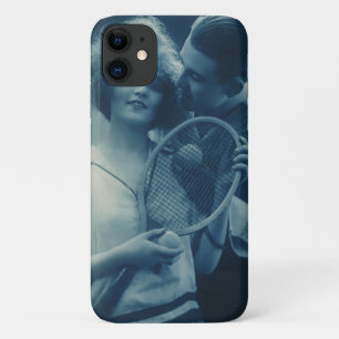 Vintages Tennis, Liebe und Romantik Case-Mate iPhone Hülle