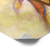 Vintages Tennis, Liebe und Romantik Poster (Ecke)