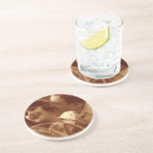 Vintages Tennis, Liebe und Romantik Untersetzer (Seite)