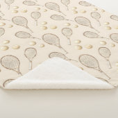 Vintages Tennis Sherpadecke (3/4)