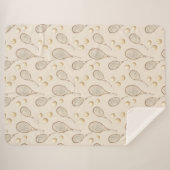 Vintages Tennis Sherpadecke (Vorderseite (Horizontal))