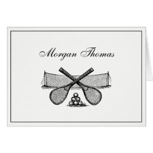 Vintages Tennisnetz, überquerte Racquets, Bälle