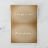 Vintages Tennistrick-Foto Karte (Innenseite)