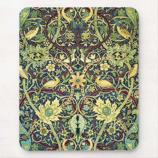 Vintages Teppich-Muster Mousepad (Vorne)