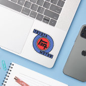 VINTAGES TEQ AUFKLEBER (Laptop mit iPhone)