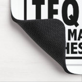 Vintages Tequilavorsichtzeichen Mousepad (Ecke)