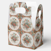 Vintages Terracotta Tiles-Muster Geschenkschachtel (Geöffnet)