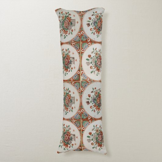 Vintages Terracotta Tiles-Muster Seitenschläferkissen (Vorderseite Vertikal)