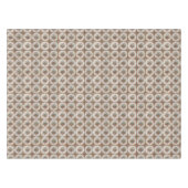 Vintages Terracotta Tiles-Muster Tischdecke (Vorderseite (Horizontal))