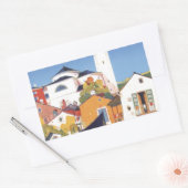 Vintages Tessin Tessin Rechteckiger Aufkleber (Umschlag)