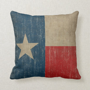 Vintages Texas Kissen