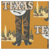Vintages Texas USA-Gewebe Stoff (Nahaufnahme)