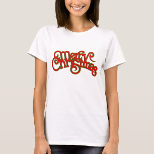 Vintages Textdesign: Frohe Weihnachten T-Shirt