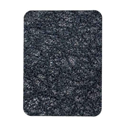 Vintages texturiertes Schwarzleder Magnet (Vertikal)