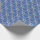 Vintages Texturmuster Geschenkpapier (Ecke)