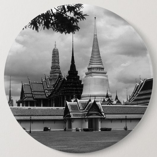 Vintages Thailand Bangkok Chapel Royal Palace Button (Vorderseite)