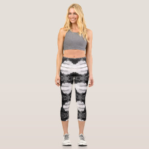 Vintages Thailand Bangkok Touristenpalast Tor Capri Leggings