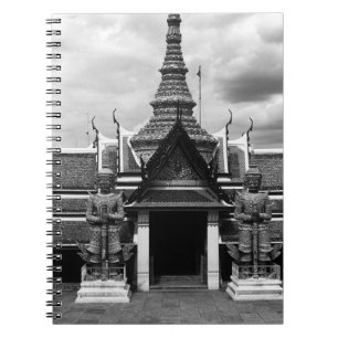 Vintages Thailand Bangkok Wat Phra Kaew Demon Guar Notizblock